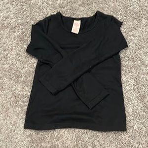 Faded Glory black girl’s long sleeve shirt